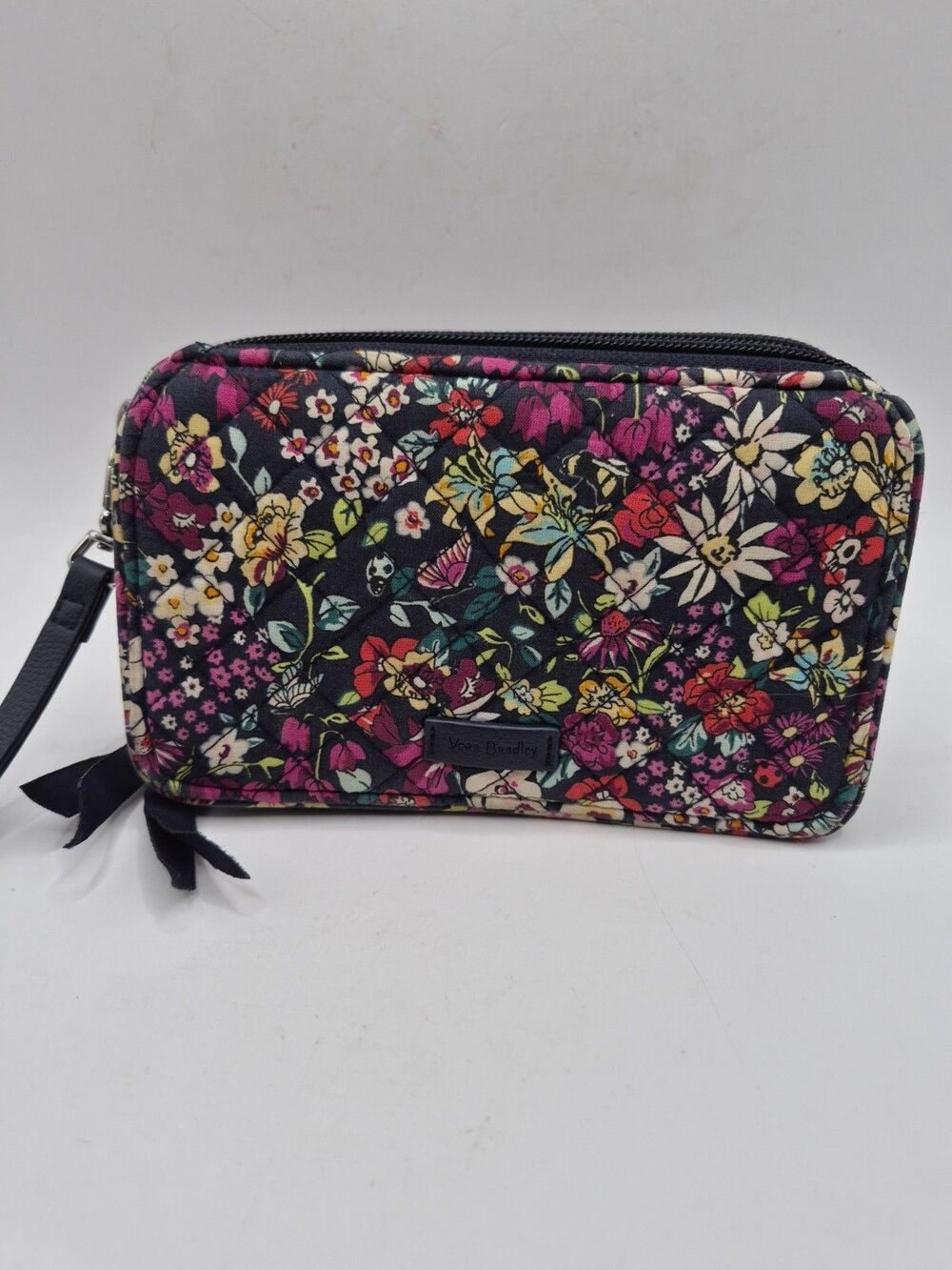 Vera Bradley RFID Accordion Wristlet Retired Itsy Ditsy Pattern